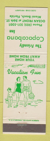Matchbook Cover - Copacabana Inn Miami Beach FL