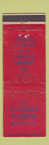 Matchbook Cover - Children's Hospital Halifax NS WEAR