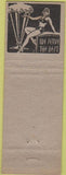 Matchbook Cover - Keystone Tavern Lunch Spokane WA