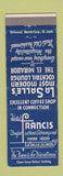 Matchbook Cover - Hotel Francis La Salle IL