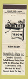 Matchbook Cover - Motel De La Place Longueuil QC