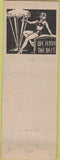 Matchbook Cover - Franco's Bowling Waukesha WI girlie
