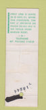 Matchbook Cover - Forest Lodge Swiftwater PA