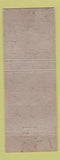 Matchbook Cover - Fork River Hotel Fork River MB