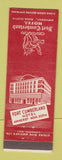 Matchbook Cover - Fort Cumberland Hotel Amherst NS