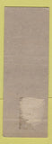 Matchbook Cover - Fort Cumberland Hotel Amherst NS