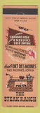 Matchbook Cover - The Steak Ranch Hotel Fort Des Moines IA
