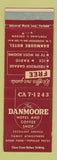 Matchbook Cover - Danmoore Hotel Portland OR