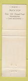 Matchbook Cover - Del Mar Motel Laurel MS WEAR