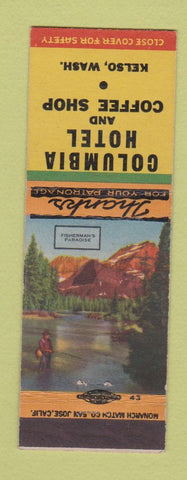 Matchbook Cover - Columbia Hotel and Coffee Shop Kelso WA