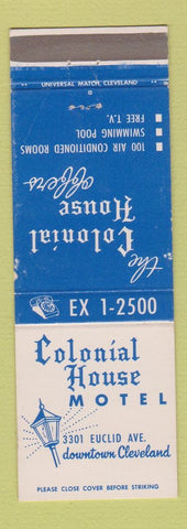 Matchbook Cover - Colonial House Motel Cleveland OH