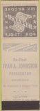 Matchbook Cover - Ivan Johnston Prosecutor Republican Printing Error