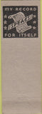 Matchbook Cover - Ivan Johnston Prosecutor Republican Printing Error