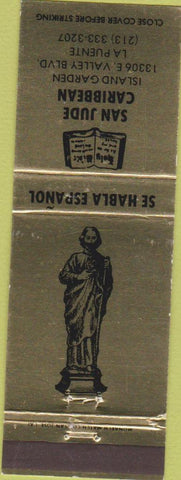 Matchbook Cover - San Jude Caribeean La Puente CA