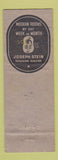 Matchbook Cover - Brevoort Hotel Chicago IL Crystal Bar