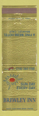 Matchbook Cover - Brawley Inn CA Webb Hotels