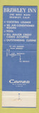 Matchbook Cover - Brawley Inn CA Webb Hotels