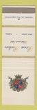 Matchbook Cover - Boca Raton Hotel Club FL WEAR