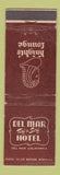 Matchbook Cover - Del Mar Turf and Surf Hotel CA Knight's Lounge