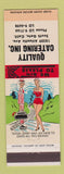 Matchbook Cover - Quality Catering South Gate CA hillbilly