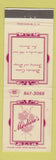 Matchbook Cover - Merline's San Francisco CA