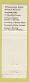Matchbook Cover - Cambridge Motor Hotel Toronto ON