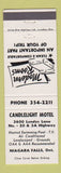 Matchbook Cover - Candlelight Motel Niagara Falls ON
