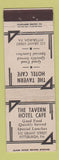 Matchbook Cover - Tavern Hotel Cafe Pittsburgh PA