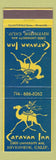 Matchbook Cover - Caravan Inn Riverside CA