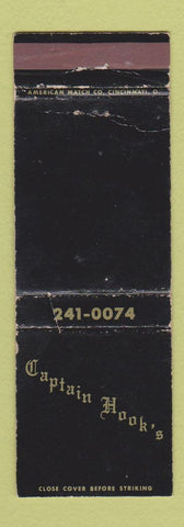 Matchbook Cover - Captain Hook's Cincinnati OH WEAR