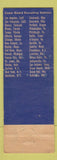 Matchbook Cover - US Coast Guard Recruting WEAR