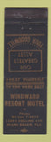 Matchbook Cover - Windward Resort Motel Miami Beach FL