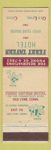Matchbook Cover - Ferry Tavern Hotel Old Lyme CT