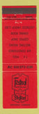 Matchbook Cover - Festival Motor Inn Stratford ON