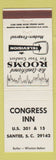 Matchbook Cover - Congress Inn Santee SC