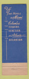 Matchbook Cover - Columbus Hotel Miami FL