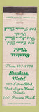 Matchbook Cover - Breaks Motel Fort Myers Beach FL WEAR