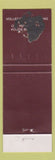 Matchbook Cover - Des Pays Bas Hotel Restaurant Janskerkhof WEAR