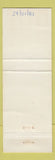 Matchbook Cover - Depot Hotel Sonoma CA