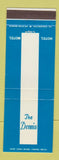 Matchbook Cover - Dennis Hotel Motel Atlantic City NJ