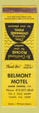 Matchbook Cover - Belmont Motel Tampa FL