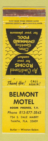 Matchbook Cover - Belmont Motel Tampa FL