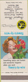 Matchbook Cover - Tropical Florist Pasadena CA girlie FTD