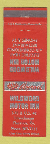 Matchbook Cover - Wildwood Motor Inn Florence KY