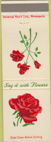 Matchbook Cover - Shortwell Floral Co Fargo ND FTD