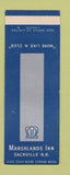 Matchbook Cover - Marshlands Inn Sackville NB SAMPLE