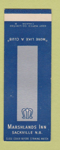 Matchbook Cover - Marshlands Inn Sackville NB SAMPLE