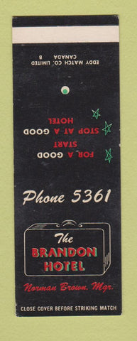Matchbook Cover - Brandon Hotel MB? SAMPLE