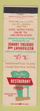 Matchbook Cover - The Glen Restaurant Yucca Valley CA CREASE