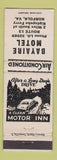 Matchbook Cover - Bayaire Motel Norfolk VA